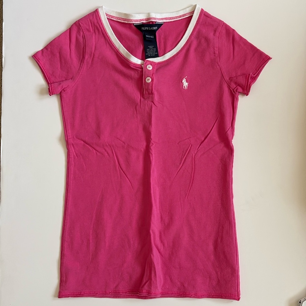 Ralph Lauren Short Sleeve Top Shirt M 8-10